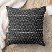 Black Throw Pillow クッション (ブランケット)