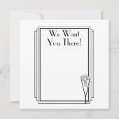 Black Tie Champagne セーブザデート (裏面)