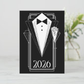 Black Tie Champagne 招待状 (スタンド正面)