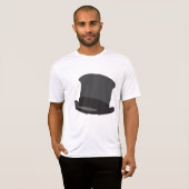 Black Top Hat Classic Steampunk Victorian Tシャツ (正面フル)