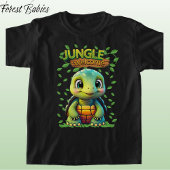 Black Tortoise Cute Turtle Animal Cartoon Graphic Tシャツ
