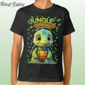 Black Tortoise Cute Turtle Animal Cartoon Graphic Tシャツ