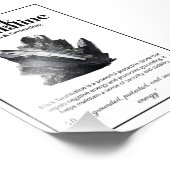 Black Tourmaline Crystal Meaning Poster フォトプリント (角)