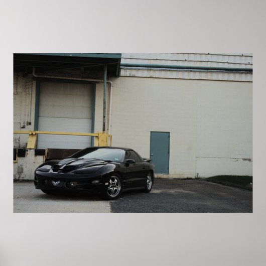 Black Trans Am ポスター (正面)