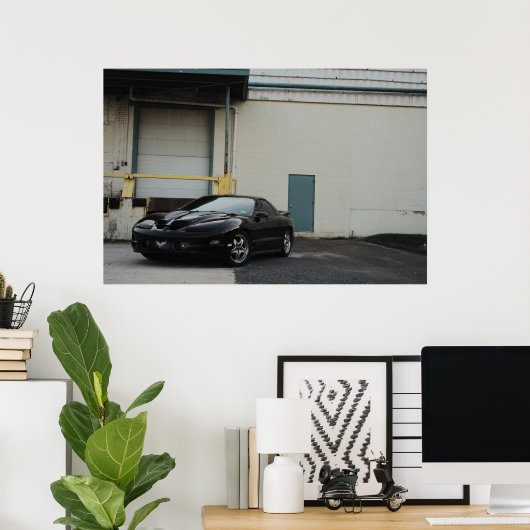 Black Trans Am ポスター (ホームオフィス)