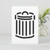 Black Trash Can Symbol 招待状 (スタンド正面)