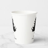 Black Tree Merry Christmas 紙コップ (右)