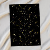 Black Triple the Fun Friends Joint Birthday 招待状