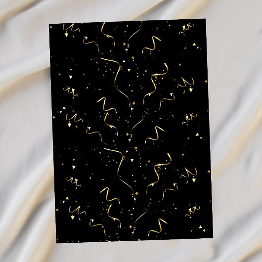 Black Triple the Fun Friends Joint Birthday 招待状