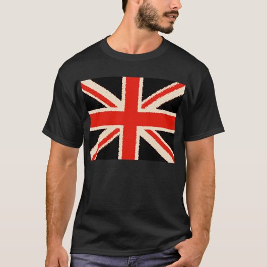 Black Union Jack Tシャツ (正面)