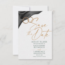 Black Velvet Save the Date 招待状