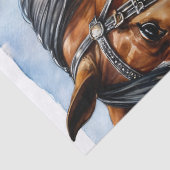 Black Victorian Woman With Horse Tissue Paper 薄葉紙 (詳細)