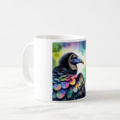Black Vulture AREF1819 - Watercolor コーヒーマグカップ (正面左)