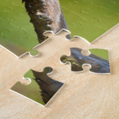 Black Vulture Wildlife Jigsaw Puzzle ジグソーパズル (側面)