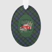 Black Watch Ancient Original Scottish Tartan  オーナメント (正面)