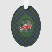 Black Watch Ancient Original Scottish Tartan  オーナメント (裏面)