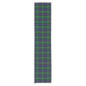 Black Watch Campbell Tartan ショートテーブルランナー (正面)