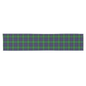 Black Watch Campbell Tartan ショートテーブルランナー (横)