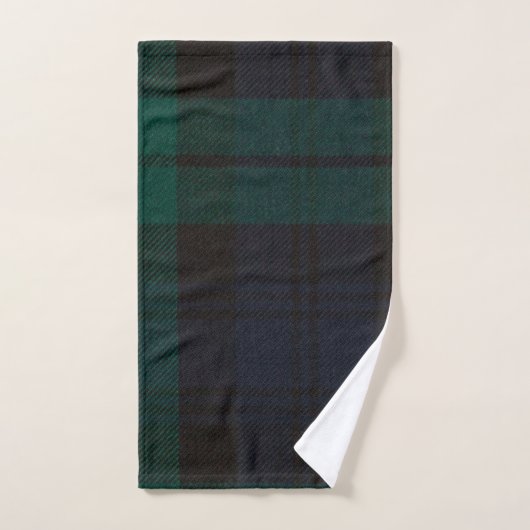 Black Watch Tartan ハンドタオル (ハンドタオル)