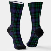 Black Watch Tartan, Plaid ソックス (傾斜あり)