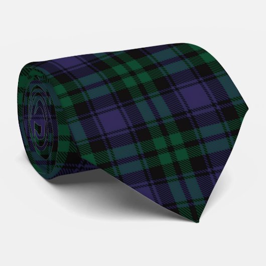 Black Watch Tartan, Plaid ネクタイ (ロール)