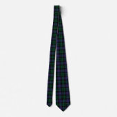 Black Watch Tartan, Plaid ネクタイ (裏面)