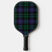 Black Watch Tartan, Plaid ピックルボールラケット (裏面)