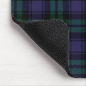 Black Watch Tartan, Plaid マウスパッド (コーナー)