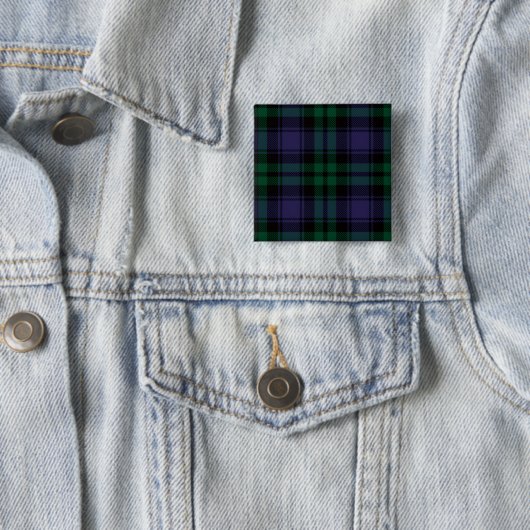 Black Watch Tartan, Plaid 缶バッジ (インサイチュ)