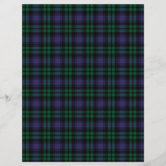 Black Watch Tartan, Plaid Scrapbook Paper