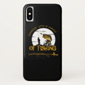 Black Weekend Chance of Fishing Case-Mate iPhoneケース (裏面)