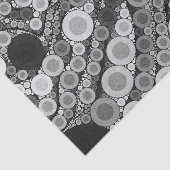 Black&Whiteのレトロパターン 薄葉紙 (詳細)