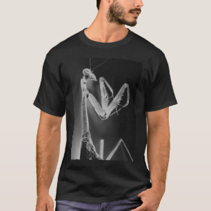 Black&Whiteの祈るカマキリ Tシャツ