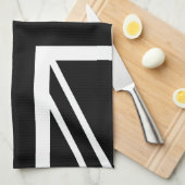 BLack & Whiteクラシック Union Jack British(UK)国旗 キッチンタオル (四つ折り)