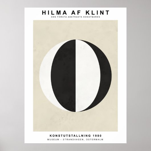 Black White ポスター (正面)