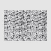 Black White Abstract Dots Collage Tissue Paper 薄葉紙 (正面)