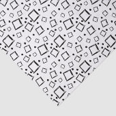 Black White Abstract Squares Collage Tissue Paper 薄葉紙 (詳細)