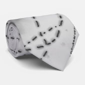 Black & White Abstract Vortex ネクタイ (ロール)