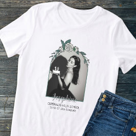 Black & White Arch Photo 2026 Graduation Family トライブレンドＴシャツ