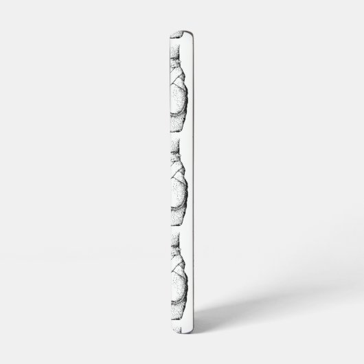 Black & White Ballet Shoes Samsung Galaxyケース (左側面)