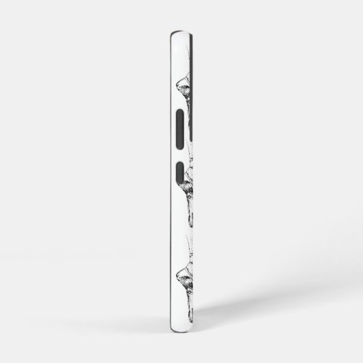 Black & White Ballet Shoes Samsung Galaxyケース (右側面)