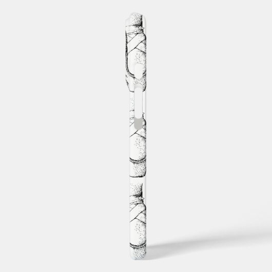 Black & White Ballet Slipper Case-Mate iPhoneケース (裏面 / 左)