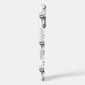 Black & White Ballet Slipper Case-Mate iPhoneケース (裏面 / 右)