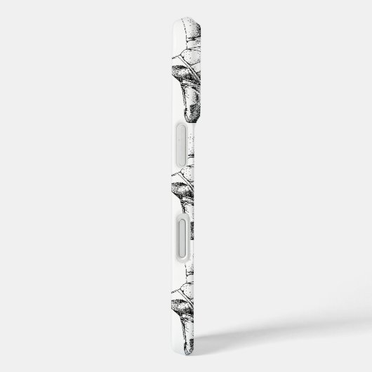 Black & White Ballet Slipper Case-Mate iPhoneケース (裏面 / 右)