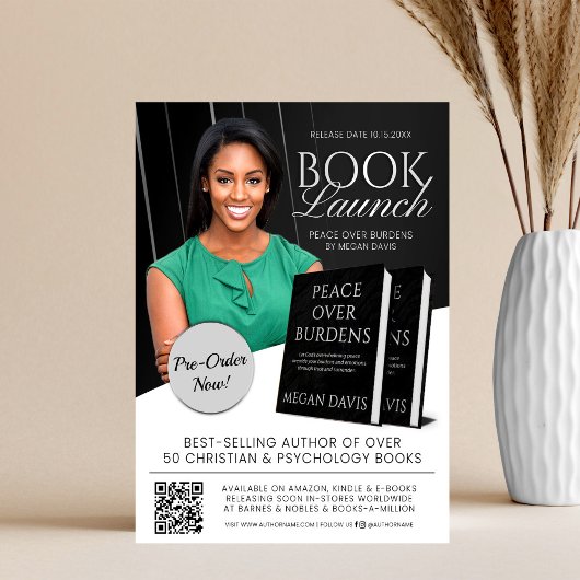 Black & White Book Launch Release Promotional チラシ