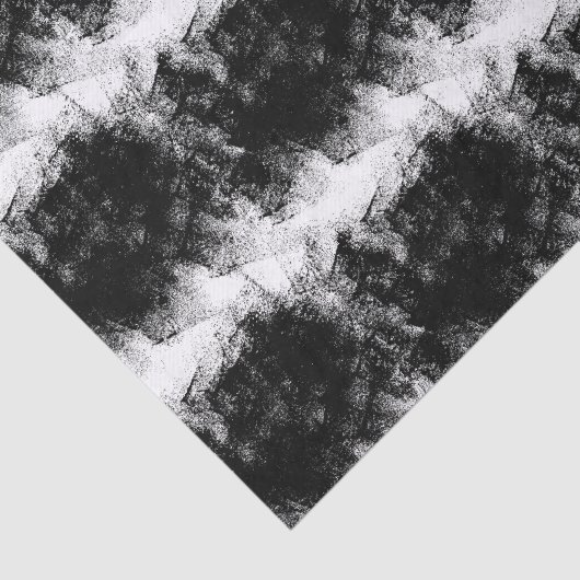 Black White Brushstrokes Collage Tissue Paper 薄葉紙 (詳細)