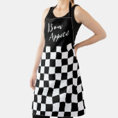 Black & White Checkerboard Apron エプロン (インサイチュ)