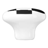 Black & White Checkerboard Ceramic Pull セラミックノブ (側面)