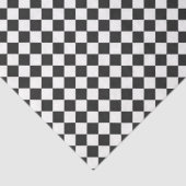 black white checkerboard sports team spirit coach 薄葉紙 (詳細)