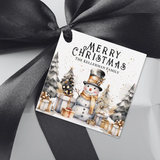 Black White Christmas フェイバータグ